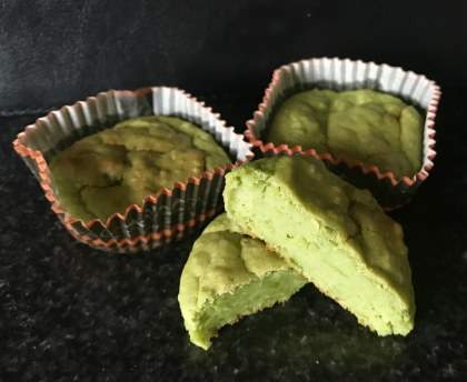 Cupcakes aux petits pois 