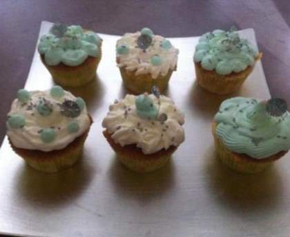 Cupcakes citrons vert / coco