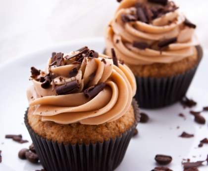 Cupcakes coeur de marron