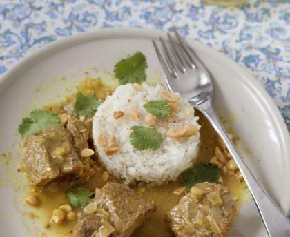 Curry de boeuf à la façon Thaï