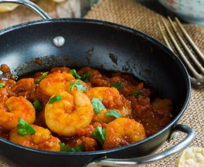 Curry de crevettes express