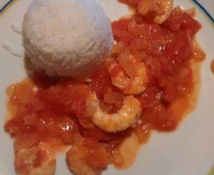 Curry de crevettes