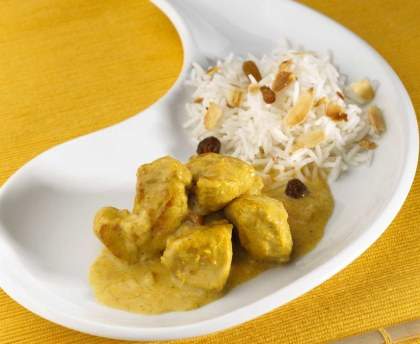 curry de dinde au lait de coco