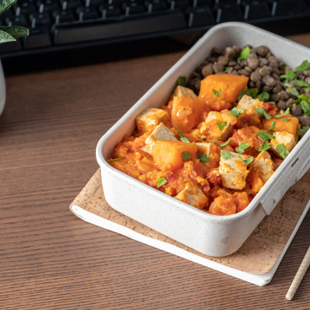 Curry de mangue et tofu
