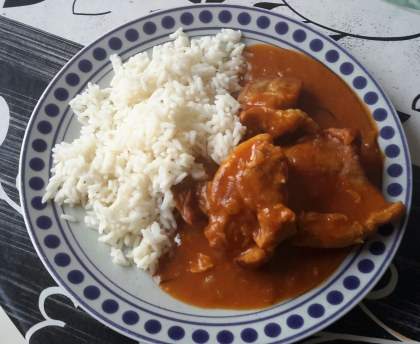 Curry de porc rapide (cocotte minute)