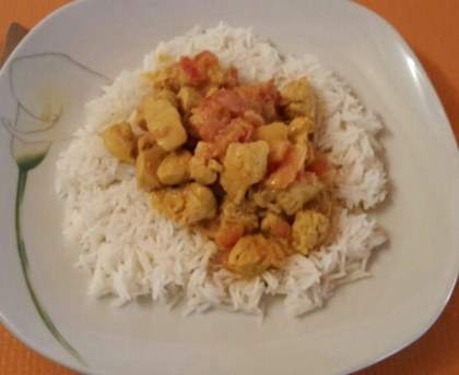 Curry de poulet indien rapide