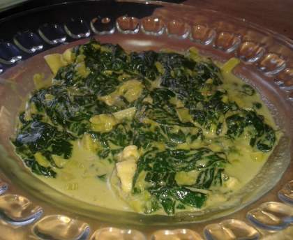 Curry d'épinards