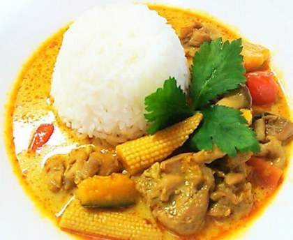 Curry thaï à la japonaise