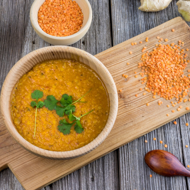 Dahl de lentilles corail au Thermomix