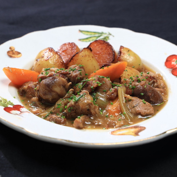 Daube d'agneau aux marrons de Loïc Fou de Cuisine 