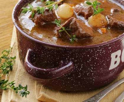 Daube de boeuf à la graisse de canard