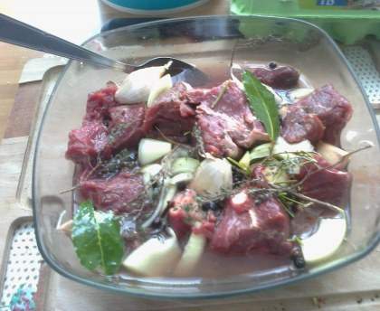 Daube de boeuf au vin blanc