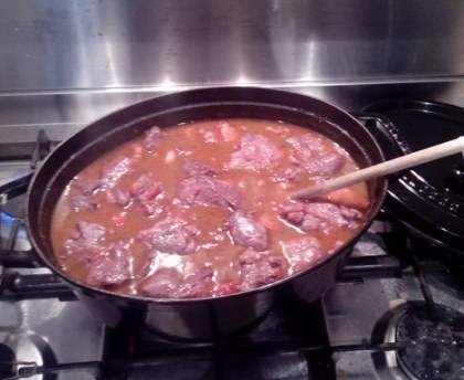 Daube de sanglier à la gombertoise