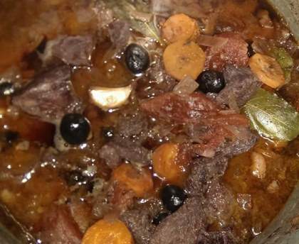 Daube de sanglier à la provençale