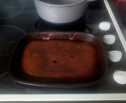 délice de  chocolat sans beurre ni farine