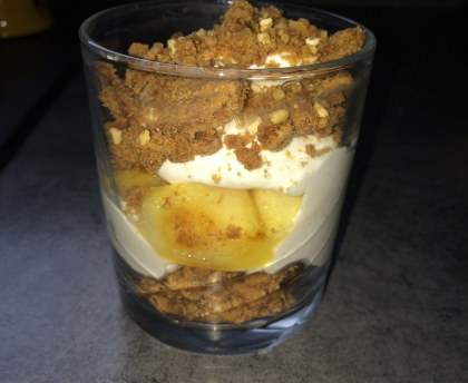 Délice de pommes au mascarpone