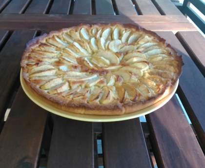Délice de tarte pommes amandes