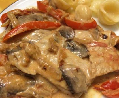Délice de veau crémeux au paprika