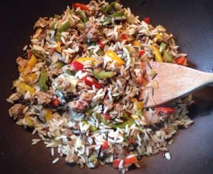 Délice gourmand au wok