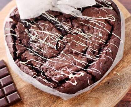 Délicieux gateau au chocolat et betterave