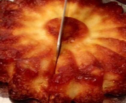 Dessert aérien aux pommes