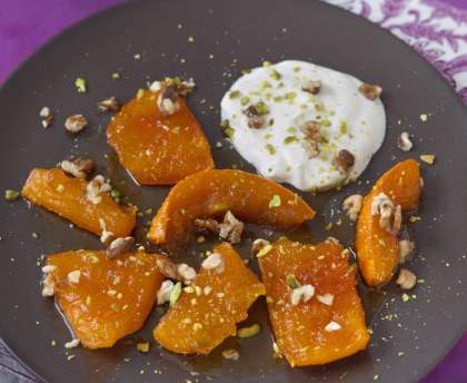 dessert de potiron (kabak tatlisi : recette turque)