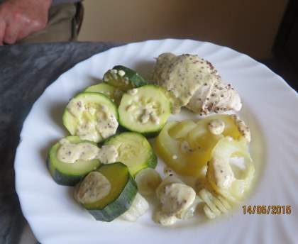 Dinde au 2 moutarde sans lactose
