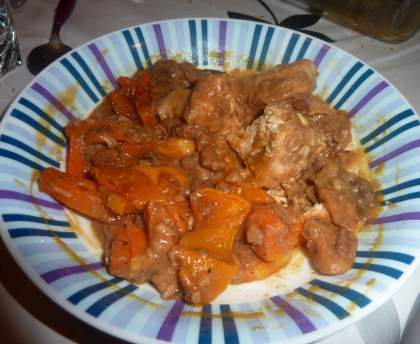 Dinde de Noël façon tajine avec ses potatoes de butternut au four