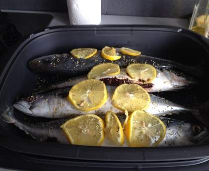 Dorade à la tapenade d'olives noires