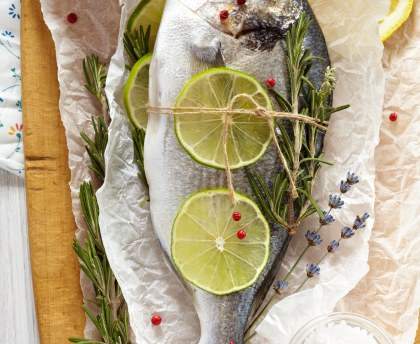 Dorade en papillote au barbecue