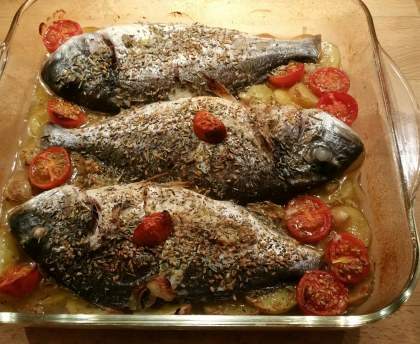 Dorade facile au four