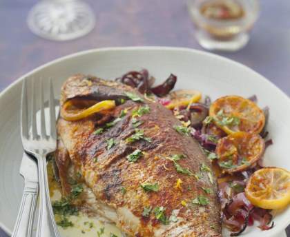 Dorade royale au piment d'espelette