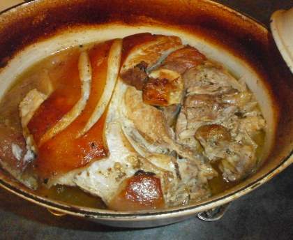 Effiloché de porc et carottes nouvelles