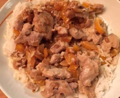 Emincé de porc à l'orientale
