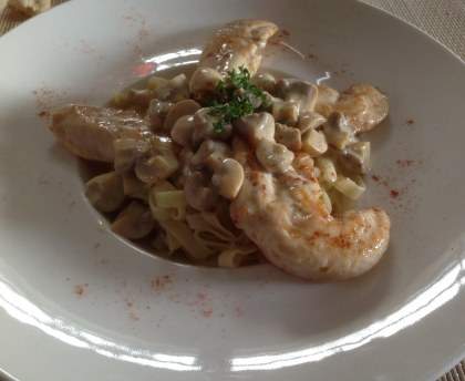 Emincé de poulet à la crème facile