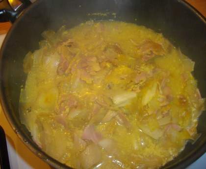 Emincé d'endives au jambon