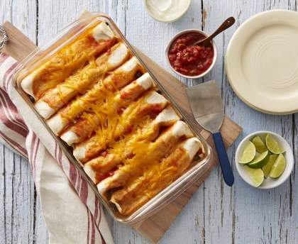 Enchiladas original au poulet fondant