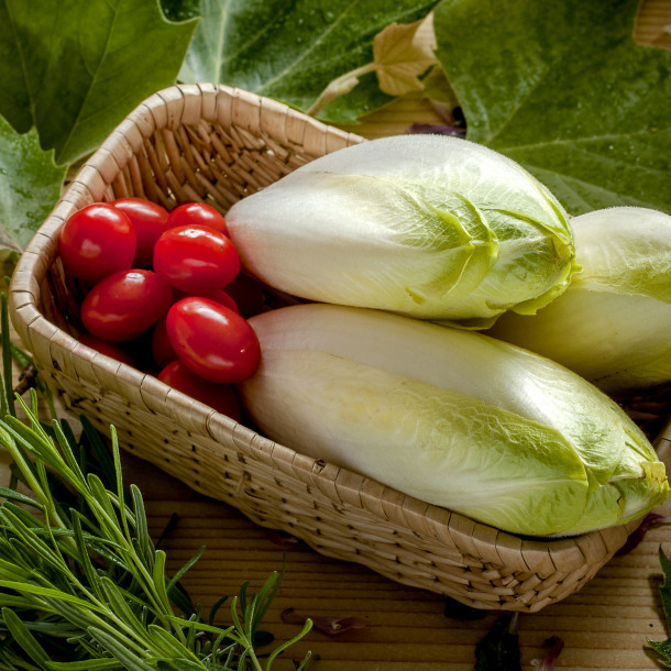 Endives à la tomate et viande hâchée