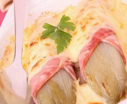 Endives au jambon légères 