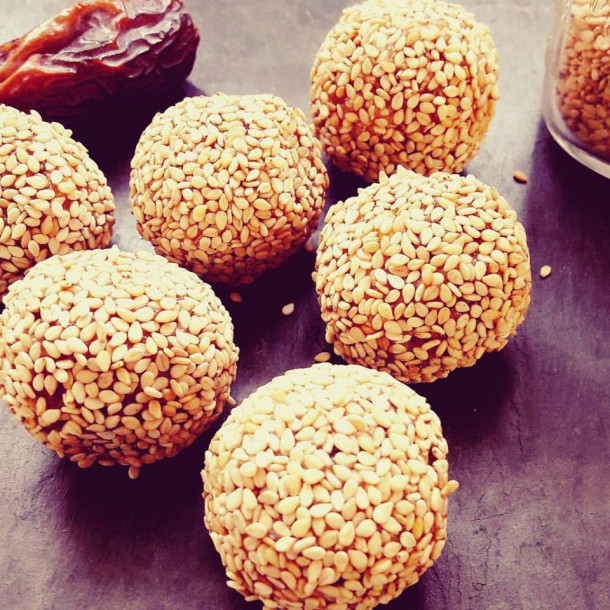 Energy balls aux graines de sésame