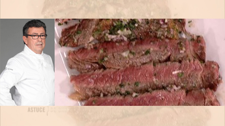 Entrecôte au jus de couteau