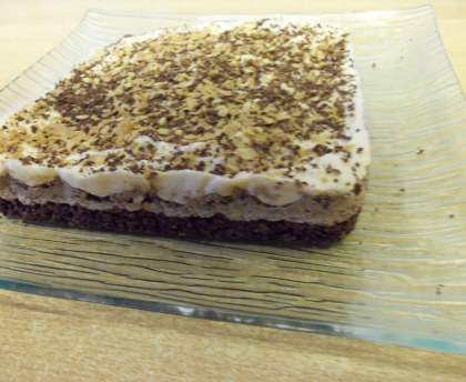 Entremet caramel chocolat