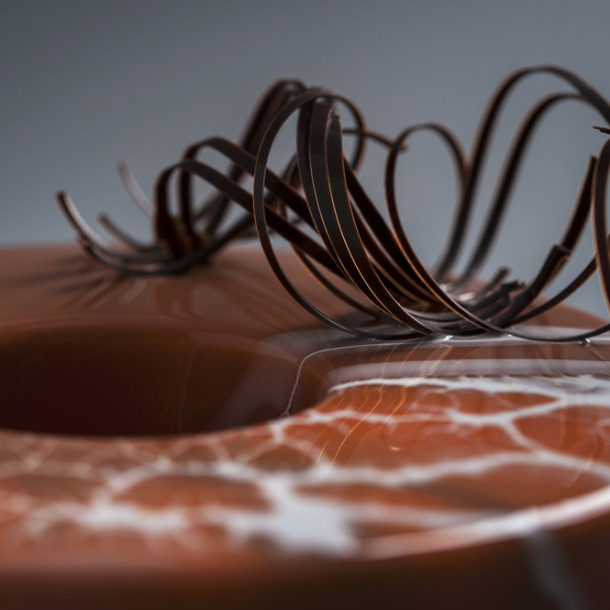 Entremets au chocolat praliné