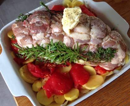 Epaule d'agneau boulangère