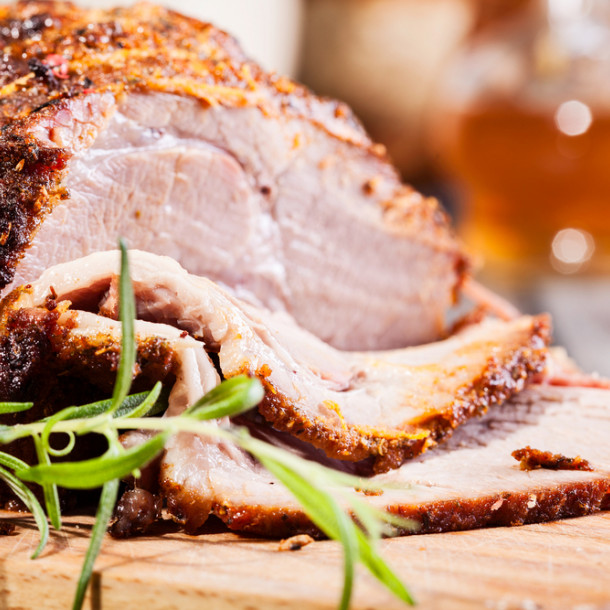 Epaule d'agneau confite au miel