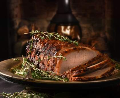 Epaule de porc à la moutarde