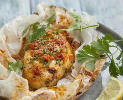 Escalope en papillote