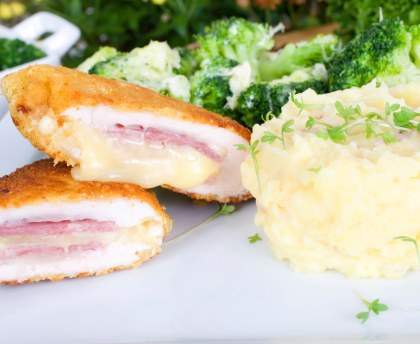 Escalopes de porc cordon bleu