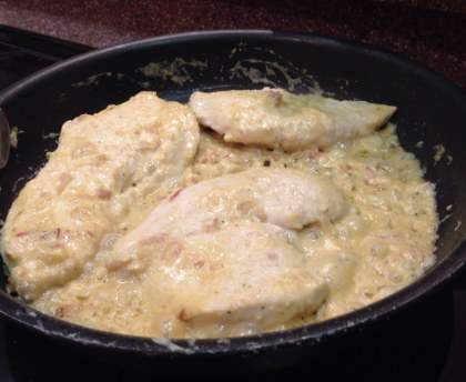 Escalopes de poulet à la moutarde facile