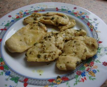 Escalopes de poulet au citron